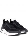 CALVIN KLEIN ikdienas apavi vīriešiem, Melna, Low top lace up mix leisure
