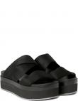 CALVIN KLEIN JEANS čības sievietēm, Melna, Flatform sandal webbing