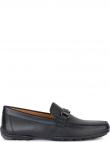 GEOX mokasinai vyrams, Melna, Kosmopolis grip moccasins
