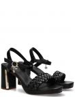 MEXX sandales sievietēm, Melna, Lewy sandals