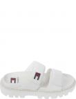 TOMMY JEANS čības sievietēm, Krēmīga/Smilšu, Puffed sandal