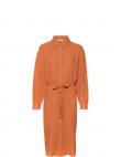 TOM TAILOR kleita sievietēm, Brūna, midi dress