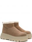 BETSY apsildāmi zābaki sievietēm, Brūna, Booties