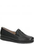 CAPRICE loafer stila apavi sievietēm, Melna, Loafers