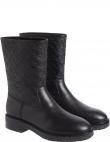 CALVIN KLEIN zābaki sievietēm, Melna, Flat ankle boot mono mix