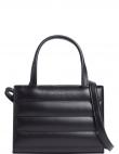 CALVIN KLEIN plecu soma sievietēm, Melna, Line quilt mini tote
