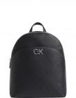 CALVIN KLEIN mugursoma sievietēm, Melna, Re-lock dome backpack