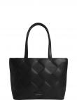 CALVIN KLEIN rokassomiņa sievietēm, Melna, Diamond quilt medium shopper
