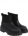 CALVIN KLEIN JEANS zābaki sievietēm, Melna, Flatform rainboot low