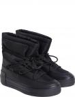 CALVIN KLEIN JEANS sieviešu zābaki ar apsildi, Melna, Vulc flatform snow boot