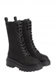 CALVIN KLEIN JEANS zābaki sievietēm, Melna, Flatform lace up boot