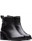 CLARKS zābaki sievietēm, Melna, Chamberly booties