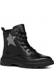 GEOX zābaki meitenēm, Melna, Kiddartah booties