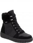 REMONTE zābaki sievietēm, Melna, Ladies mid height boots