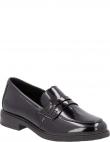 REMONTE loafer stila apavi sievietēm, Melna, Ladies shoes