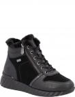 REMONTE zābaki sievietēm, Melna, Ladies mid height boots