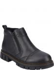 RIEKER zābaki vīriešiem, Melna, Men's boots