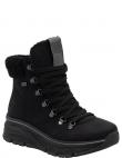 RIEKER zābaki sievietēm, Melna, Ladies mid height boots