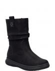 RIEKER zābaki sievietēm, Melna, Ladies mid height boots