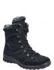 RIEKER garie zābaki sievietēm, Melna, Ladies mid height boots