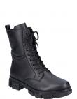 RIEKER zābaki sievietēm, Melna, Ladies mid height boots
