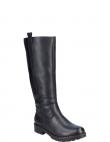 RIEKER garie zābaki sievietēm, Melna, Ladies' boots