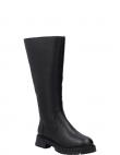 RIEKER garie zābaki sievietēm, Melna, Ladies' boots