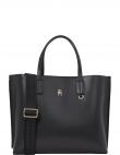 TOMMY HILFIGER plecu soma sievietēm, Melna, Distinct satchel