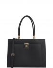 TOMMY HILFIGER plecu soma sievietēm, Melna, Her satchel
