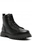 TOMMY JEANS zābaki ar apsildi vīriešiem, Melna, Warm lining boot