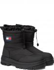 TOMMY JEANS zābaki ar apsildi vīriešiem, Melna, Snow boot