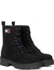TOMMY JEANS zābaki sievietēm, Melna, Urban lace up booties