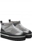 TOMMY JEANS sieviešu zābaki ar apsildi, Sudraba, Flatform boot