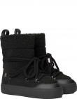 TOMMY HILFIGER sieviešu zābaki ar apsildi, Melna, Real shearling snowboot
