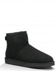 UGG apsildāmi zābaki vīriešiem, Melna, Classic mini warm boots