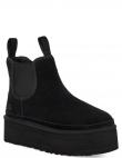 UGG apsildāmi zābaki sievietēm, Melna, Neumel platform warm boots