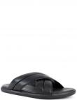 BRANDSON čības vīriešiem, Melna, Slippers