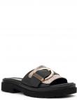 LA CONTE čības sievietēm, Melna, Slippers