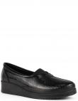 LA CONTE kurpes sievietēm, Melna, Loafers