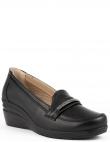 LA CONTE kurpes sievietēm, Melna, Loafers