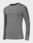 Pelēks vīriešu krekls ar garām piedurknēm TSML070 4F