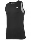 Vīriešu sporta melns krekls TSMF001 4F