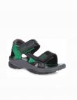 RIDER bērnu melnas zaļas sandales