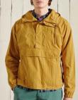 SUPERDRY vīriešu dzeltena jaka ar kapuci MOUNTAIN OVERHEAD JACKET