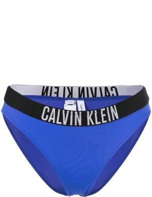 CALVIN KLEIN sieviešu zilas peldkostīma apakšbikses