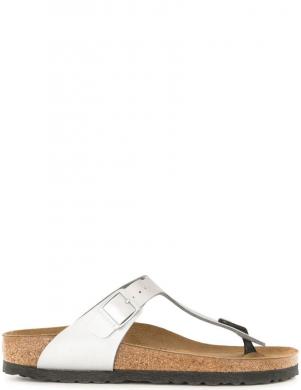 BIRKENSTOCK sieviešu sudraba krāsas čības GIZEH BS Slippers