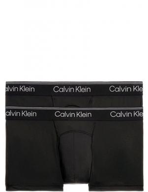 CALVIN KLEIN UW vīriešu melnas apakšbikses Low rise trunk, 2 gab.