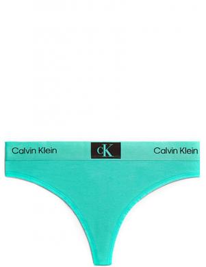 CALVIN KLEIN UW sieviešu zilas apakšbikses Modern thong