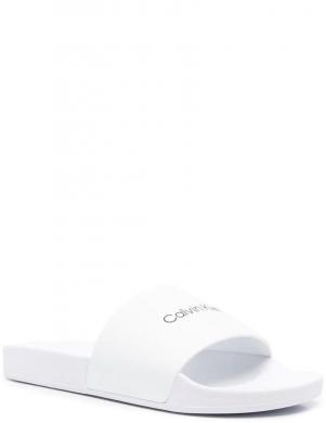 CALVIN KLEIN vīriešu baltas pludmales čības Pool slide