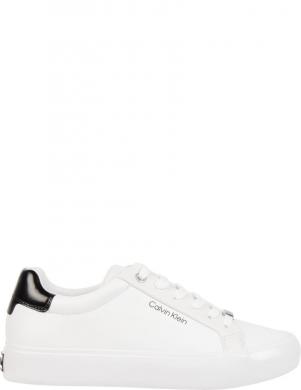 CALVIN KLEIN sieviešu balti ikdienas apavi Lace up sport shoe